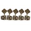 2L3R3L2R3L3R1L4R4L1R Open Gear Bass 5-String Tuners Tuning Pegs Keys Machine Heads For Bass Guitar Chrome Gold Black