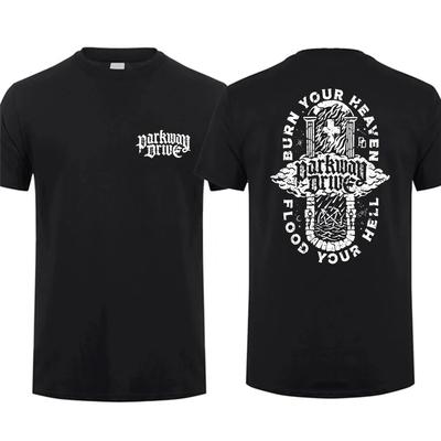 Mode 2024 T-shirt Homme Double Face Vice Grip Noir Par Parkway Drive Overd T-shirt Graphique Vêtement Jeune Streetwear S-3XL#Couleur(4)