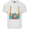 Photography Camera Around Neck Unisexs Light Cotton TShirt