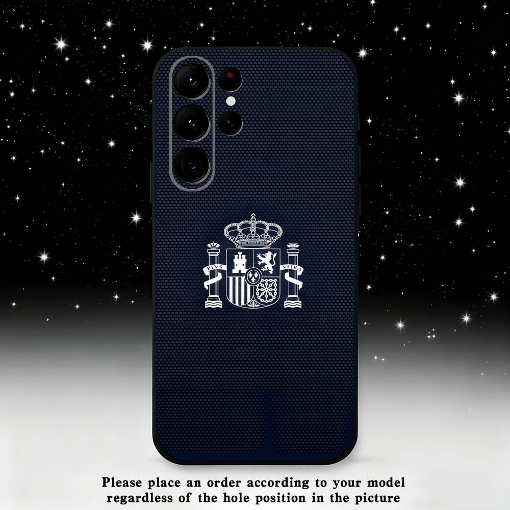 Spanish Guard Civil Emblem Phone Case For Samsung S25,S24,S21,S22,S23,S30,Ultra,S20,Plus,Fe,Lite,Note,10 Black Soft Shell
