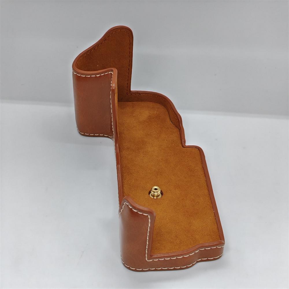 PU-Leder Kamera-Halbcase für Fujifilm GFX50S Fuji GFX 50S Basisabdeckung Schale