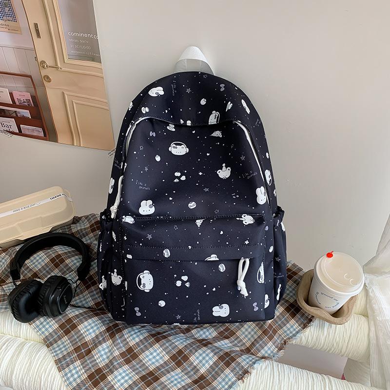 Schoolbag New High-value Japanese Ins Fresh and Sweet Cute Star Backpack Junior High School Students Light Commuting Backpack