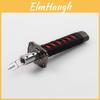 Premium Universal Samurai Schwert Schaltknauf Schalthebel in Schwarz und Rot Metall 15cm