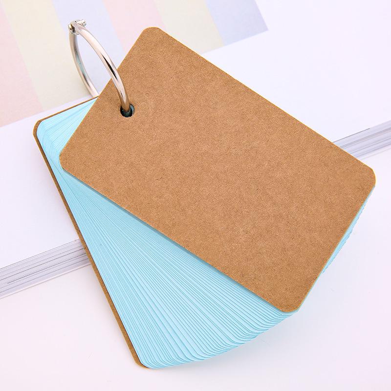 Schüler Leere Vokabelkarten: Robustes Loseblatt-Taschennotizbuch für DIY-Memos und Journaling