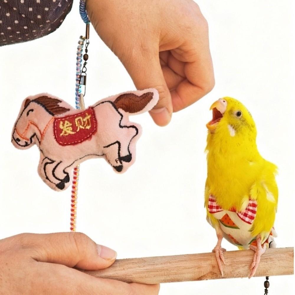 Anti-Bite Bird Harness Leash Adjustable Anti-flying Bird Training Rope Elastic Rope Lightweight Parrot Traction Rope