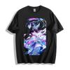T-shirt Genshin Columbina Rafale d'Énergie - Design Ailes Pose Dynamique T-shirt Unisexe