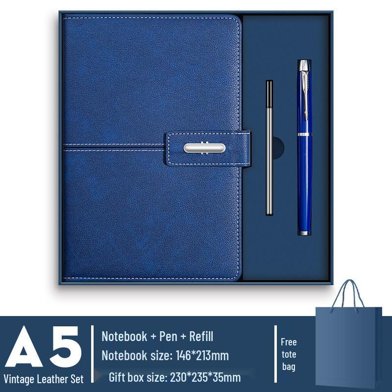 Corporate Gift Set: A5 Notebook, Thermos Cup, B5 PU Diary with Custom Logo