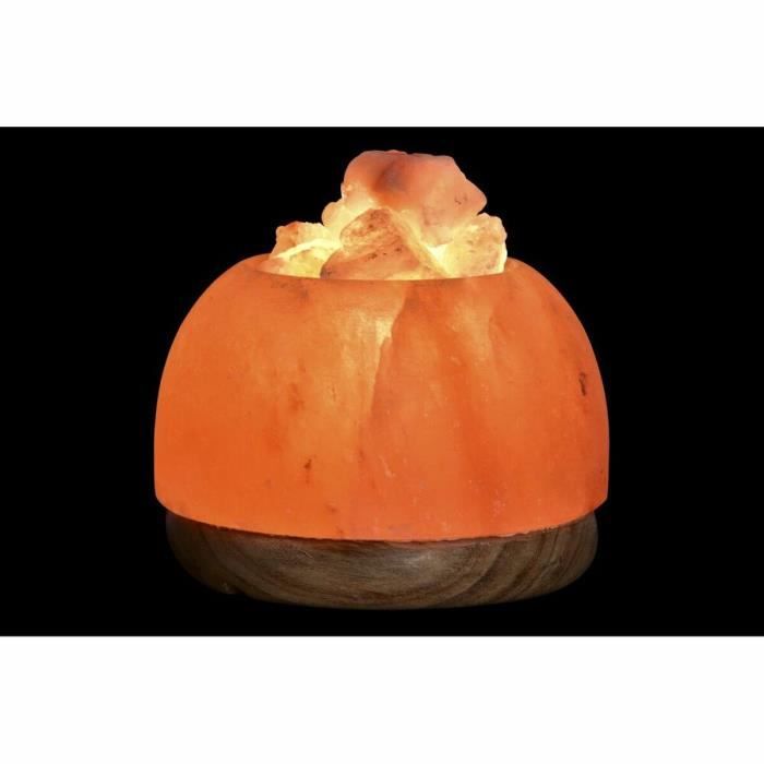 Décoration lumineuse sel orange 15 W 16 x 16 x 18 cm - Acacia - Lampe de table