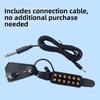 Adjustable Volume Acoustic Guitar Pickup Tone Knobs Soundhole Pickup Guitar Amplifier  Stage Use