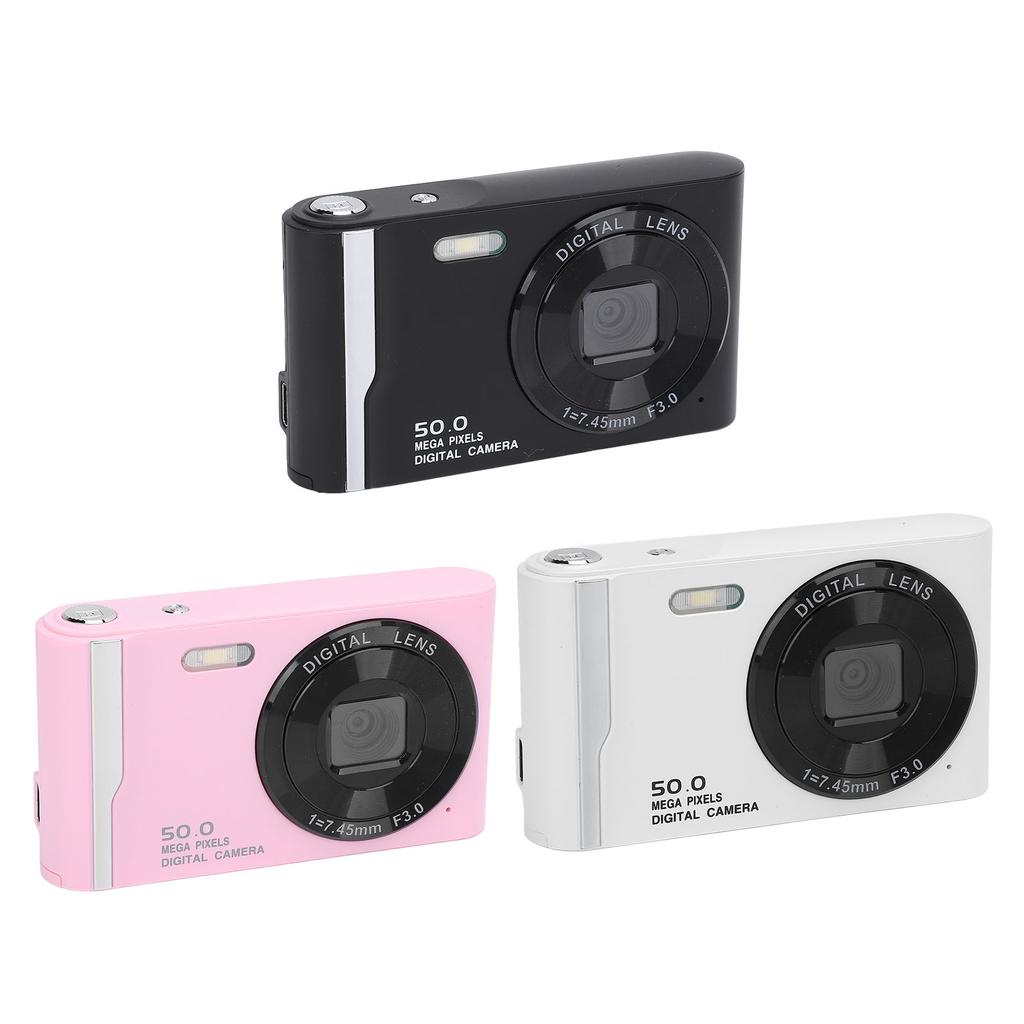 4K 50MP Digital Camera HD 16x Digital Zoom 2.8 Inch LCD Screen Anti Shake Autofocus Retro Compact Sm