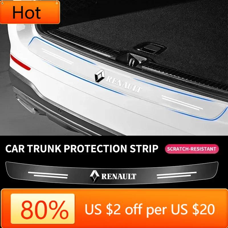 Autocollants Intérieurs Voiture Transparent Coffre Garde-boue Arrière Autocollant Pour Renault Megane 2 3 4 RS Grand Scenic Clio 4 Captur Duster A