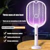 Zanzariera Elettrica Potenziata 3000V con Ricarica TYPE-C, 3 in 1, Lampada Zanzaricida