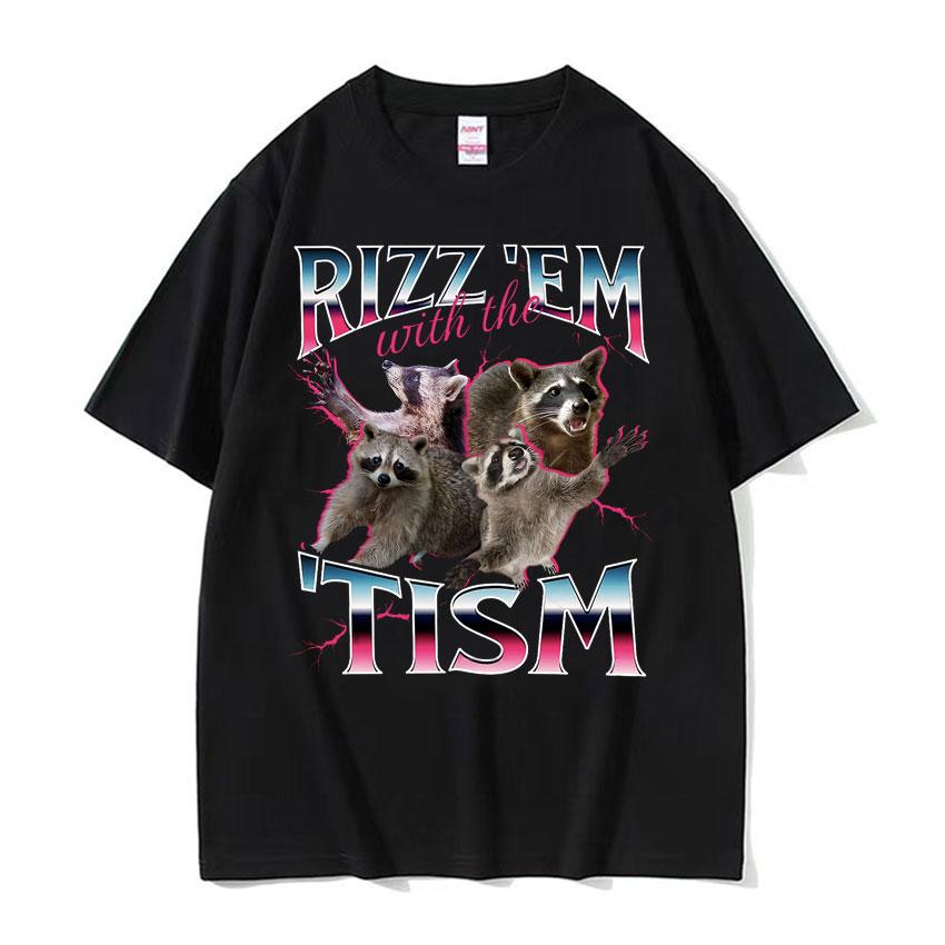 My Pain Is Chronic But This Ass Is Iconic Tee Shirt Funny Raccoon Meme T Shirt Mens Womens Vintage Kawaii Couples Tshirt Tops