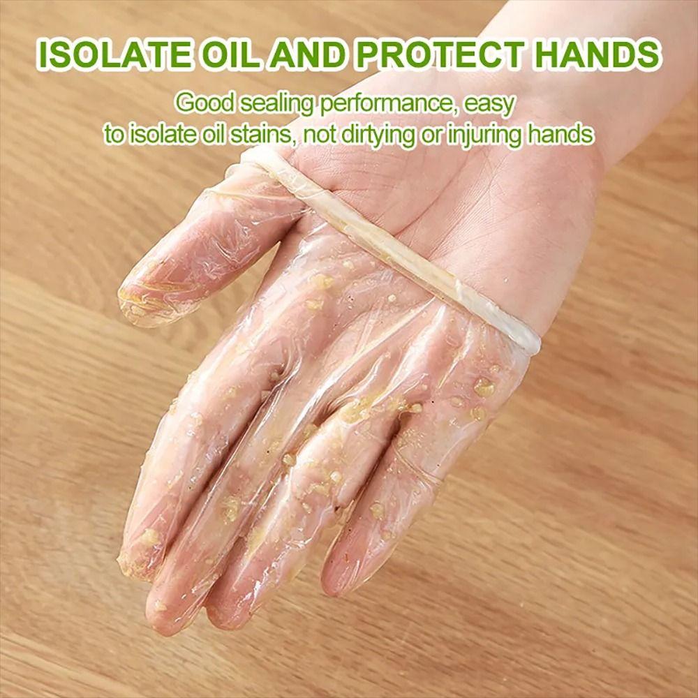 100Pcs Food Grade Cleaning Gloves Acid Work Safety Latex Free Gloves New Disposable Gloves