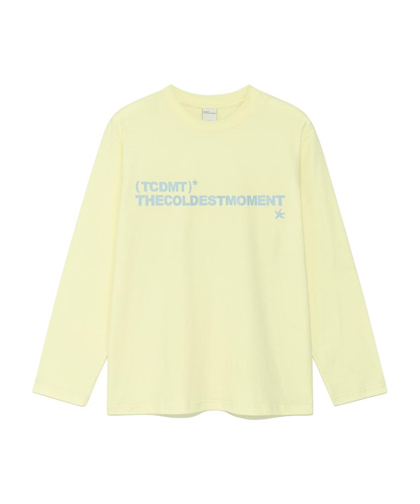 THE COLDEST MOMENT Tcm Box Long Sleeve (Lemon)