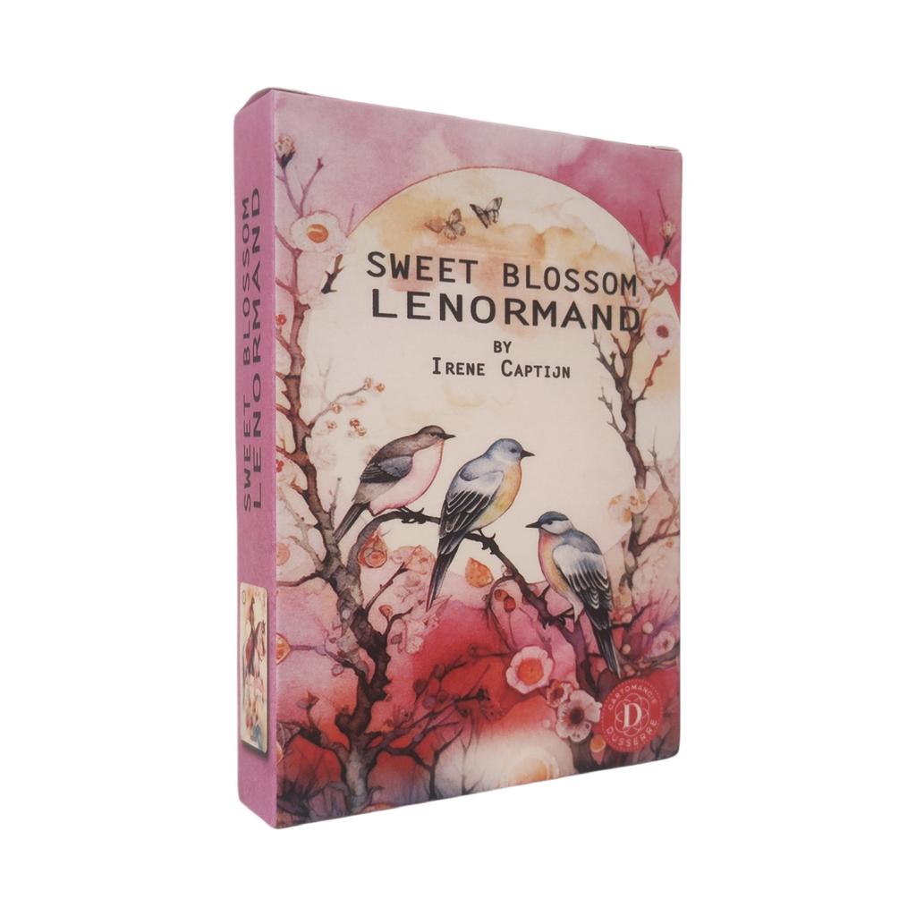 Sweet Lenormand Oracle 38pcs English Cards Fate Divination Deck Family Party Board Game Fortune Telling Game Beginners Card
