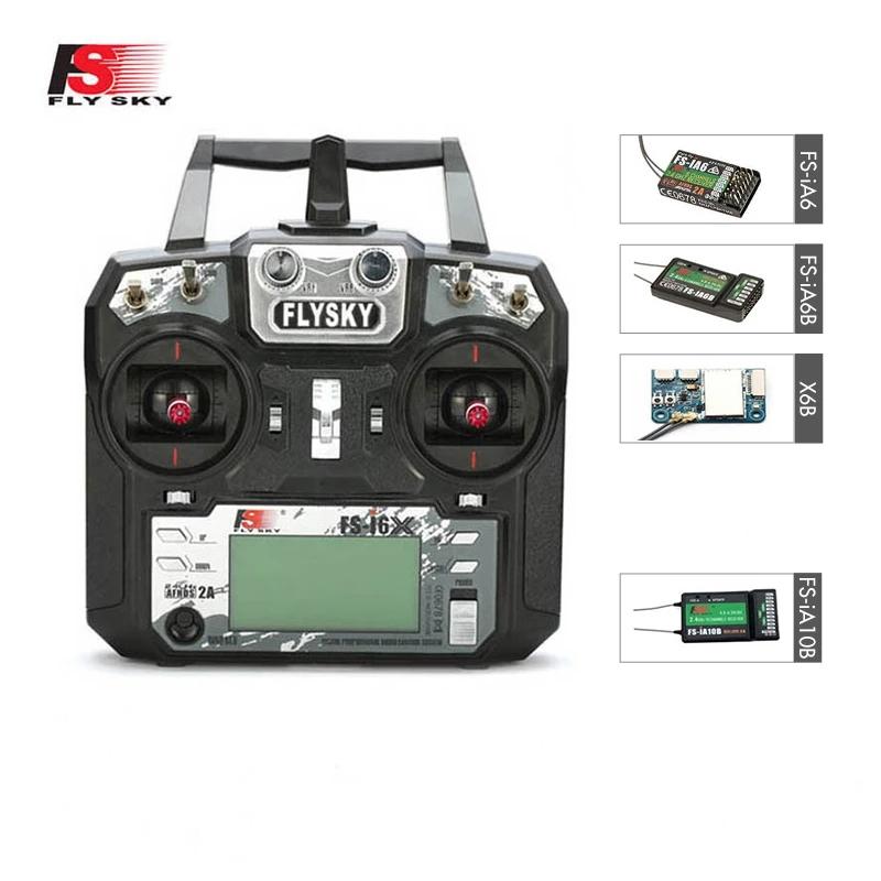 FLYSKY FS-i6X I6X AFHDS 2A RC Transmitter with X6B IA6B IA10B Receiver 10CH 2.4GHz for Aairplane Helicopter FPV Racing Drones