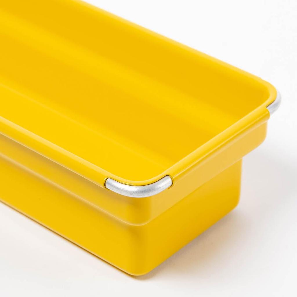 Dalton OBLONG TRAY Steel Cutlery Tray, Yellow, 125-391