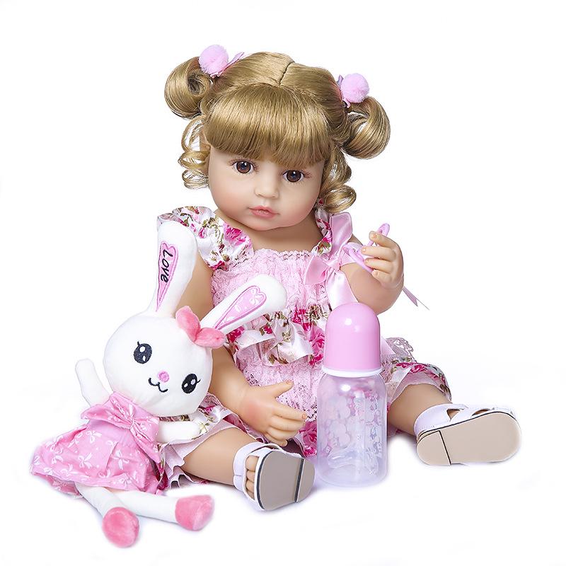 NPK Genuine 55CM Waterproof Full Silicone Reborn Baby Doll