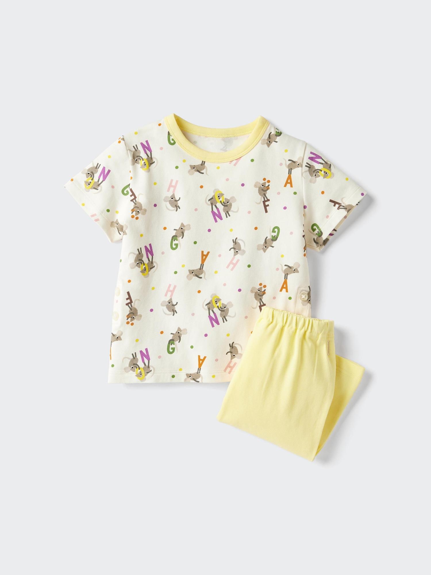 

Uniqlo Япония Коллекция книжек с картинками Пижама Dry Лео Леони 43 YELLOW/80