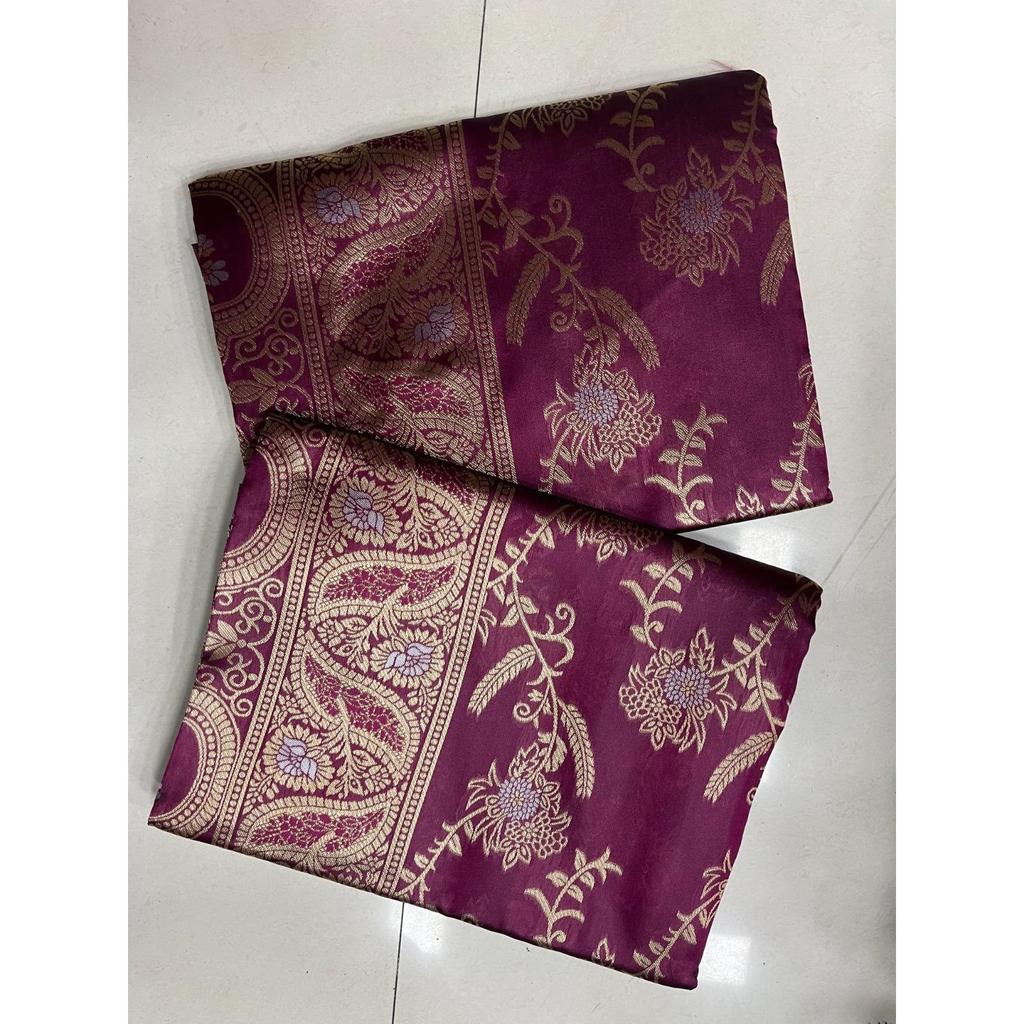 Stylish Unick Weeding Wear and Party Wear Saree for Women ,Blouse (Need To Be Stitched As Per Size And Fit)