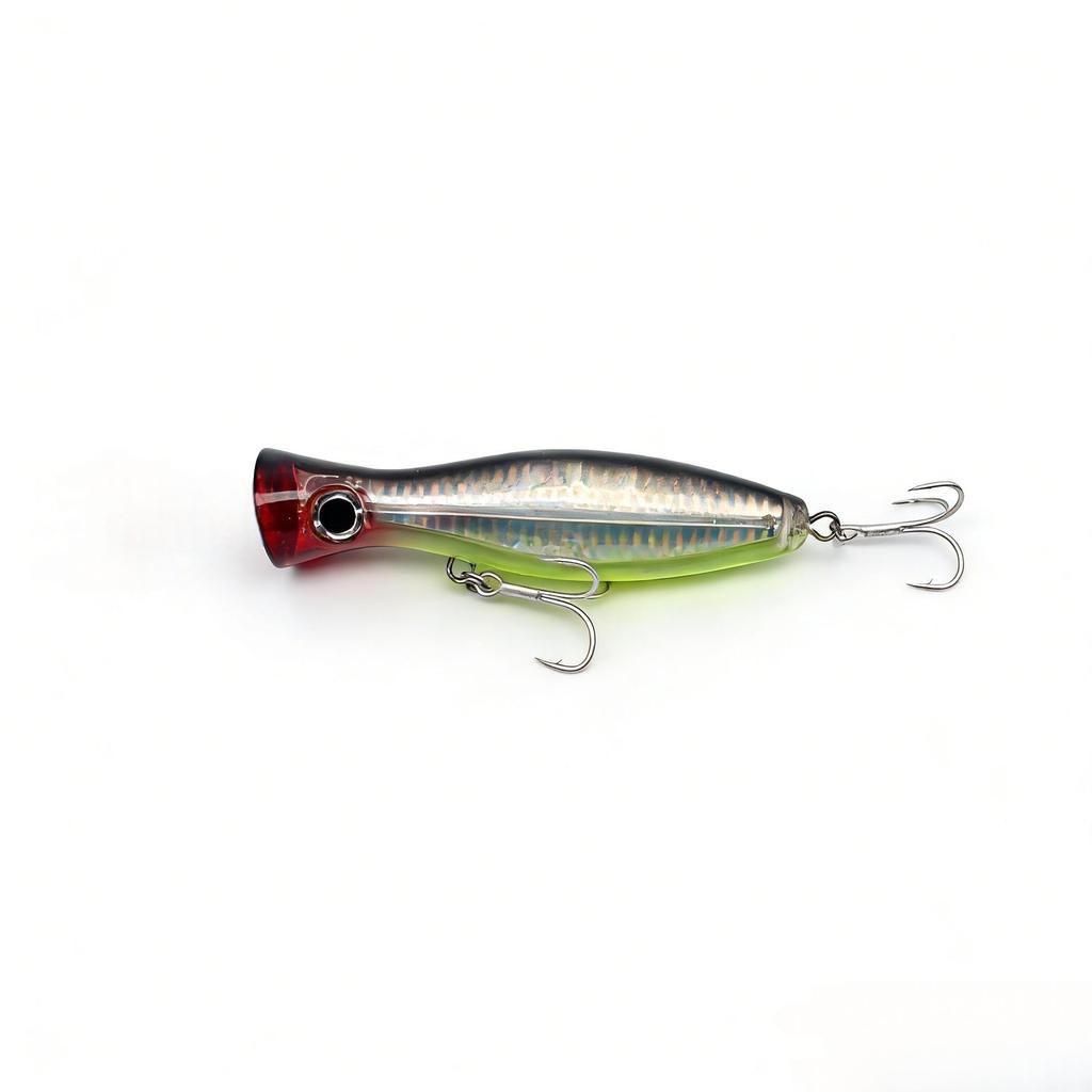 13cm 43g Sea Fishing Wave Crawler Lure with Reinforced Hooks and Polished Laser-Stamped Body, In Exquisite Packaging