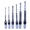 Professional Wood Drill Bit Set 6pcs Square Hole Mortise Chisel Drill Bits, High Speed Steel Tools for Precise Woodworki