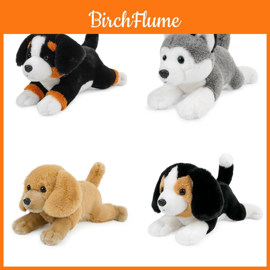 Golden Retriever Plush Toy With Short Pile Fabric For Kids And Collectors