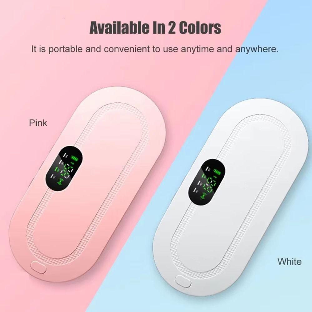 3 Level Temperature Electric Warm Waist Belt LED Display Vibrating Abdominal Massager  Body Shaping