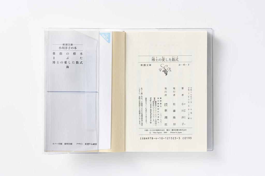 Concise Pure Clear Passport Book 545200 Cover, Transparent,