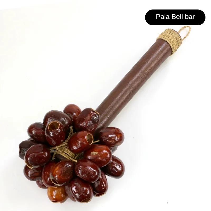 Fruit Shell Hand Bells Natural Plant String Bells Accompaniment Meditation Features Beam Bell Musical Percussion Instruments