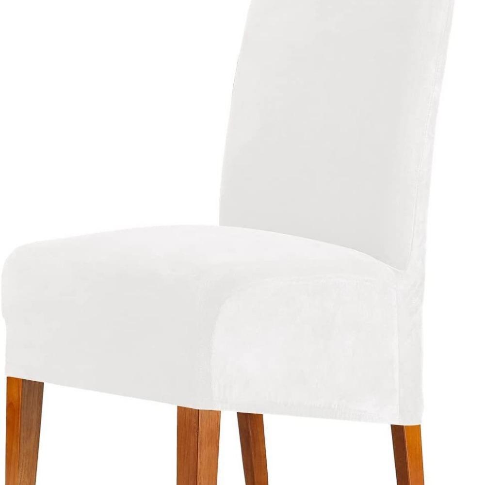 Stretch Velvet Chair Cover Universal Elastic Spandex Slipcover for Home Hotel Dining Chairs