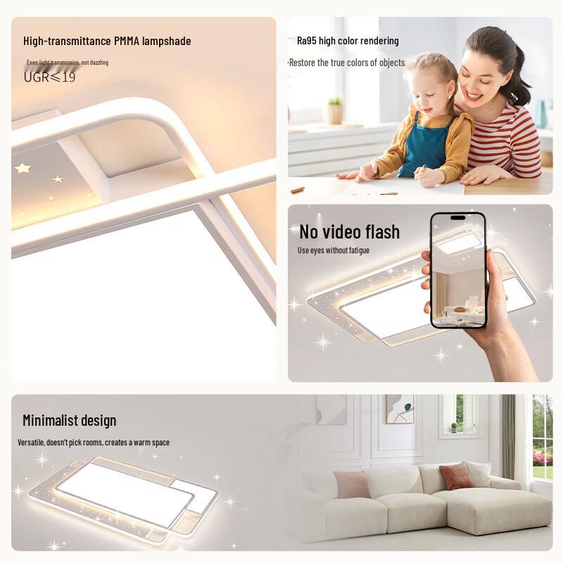 Anti-Blue Light Rectangular LED Ceiling Light
