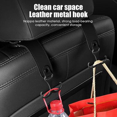 Hooks For Car Seat Headrest Auto Storage Accessories Auto Seat Back Hangers For Drivers Travelers Outdoor Enthusiasts Sedans