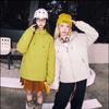 Korean Style Hooded Cotton Jacket Women 2026 Winter Outdoor Lightweight Warm Loose Slim Fit Couple Coat