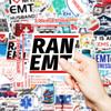 50 Medical Theme Waterproof Decorative Stickers DIY Mobile Phone Case Skateboard Refrigerator Stickers