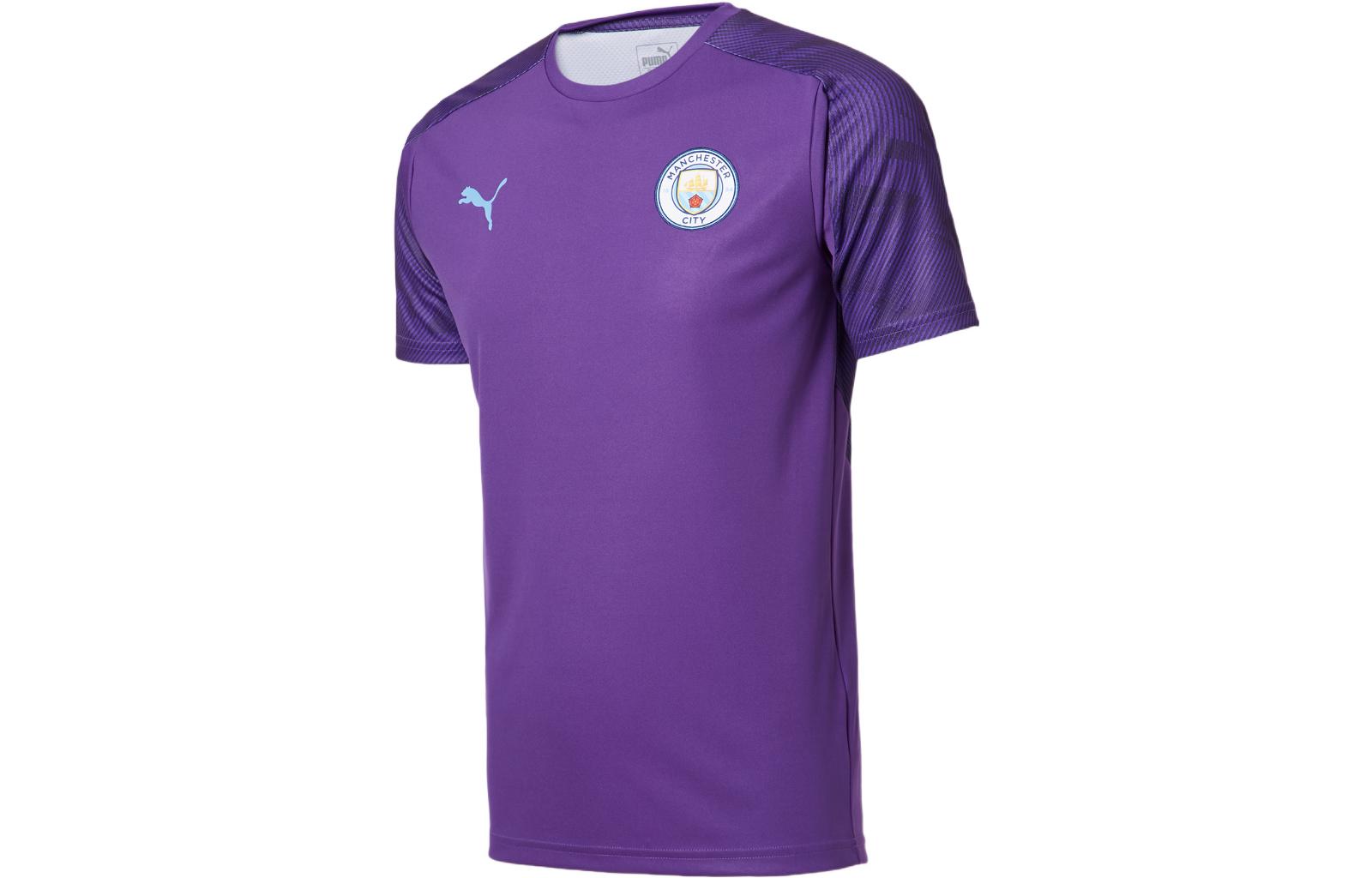PUMA T Shirts Men s Purple Crew Neck Moderate Straight Fit 755798-23 S