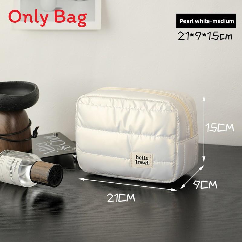 Portable Cubic Makeup Organizer With Waterproof Material For Women And Skincare Items