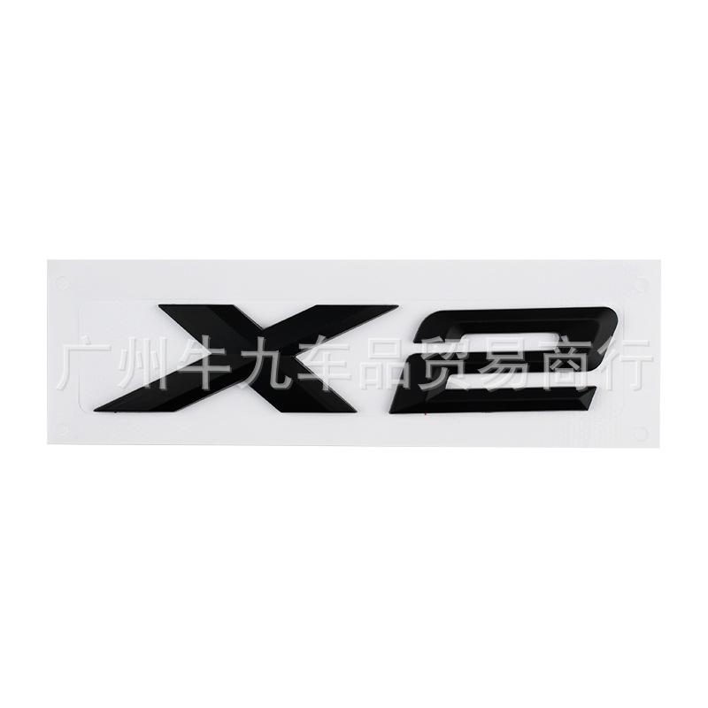 Suitable for the new X1 X2 X3 X4 X5 X6 X7 GT car logo, trunk tail label, car sticker