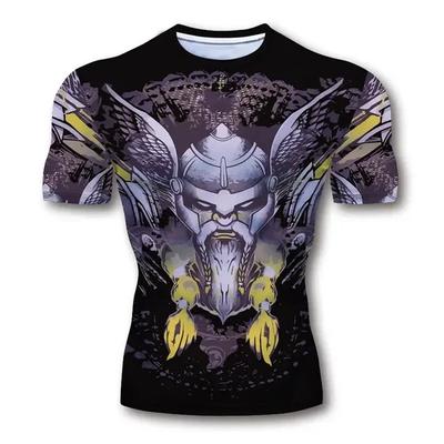 2024 männer Neue Enge sommer Kurzarm T-Shirt Sommer Hohe Qualität Stoff 3D Gedruckt Kurzarm