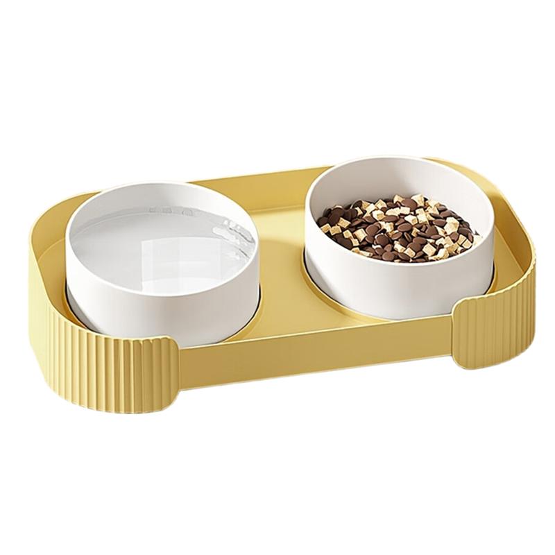 Pet Supplies Cat Bowl Pet For Small Dogs Cats Elevated Pet Feeder Large Capacity Pet Feeding Bowl