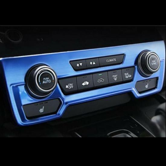 Blue Air Conditioning Button Switch Cover Trim For Honda CR-V CRV 2017-2022 Auto