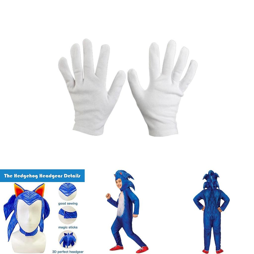 Kostium Cosplay Sonic Kombinezon Dla Dzieci Halloween Odgrywanie Ról