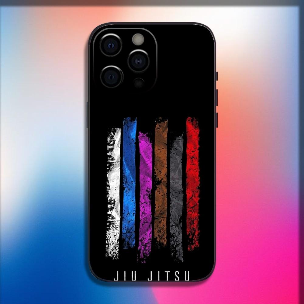 Japan Cool Jujitsu Judo Phone Case For iPhone 16,15,14,13,12,11,Pro,X,XS,Max,XR,Plus,Mini Soft Black Cover