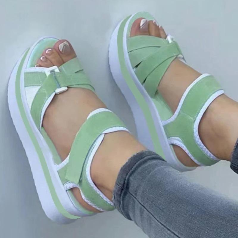 Summer Sandals Shoes Women Outdoor Walking Party Shoe Wedge Sandals Beach Footwear Sandal