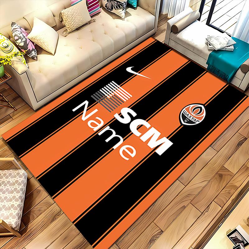 Custom Personalization FC Shakhtar Donetsk Area Rug - Perfect For Kitchen, Bathroom,Laundry Room Decor Large Size Available,Gift All Seasons