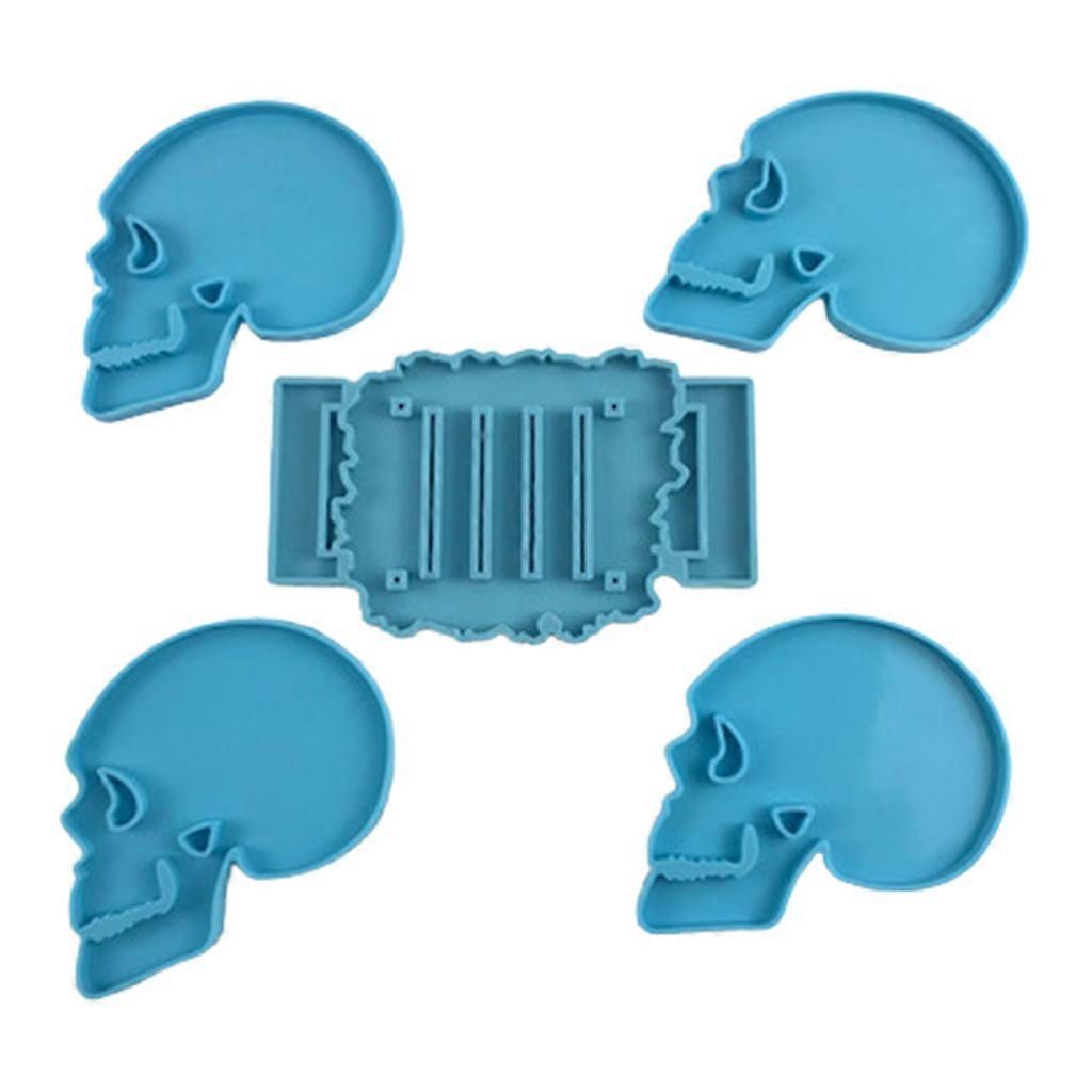 Coaster Mold Mug Pad Tray Resin Casting Mold Plaster Casting Epoxy Mould DIY Crafts Dish Cup Mat Plate Silicone Mold