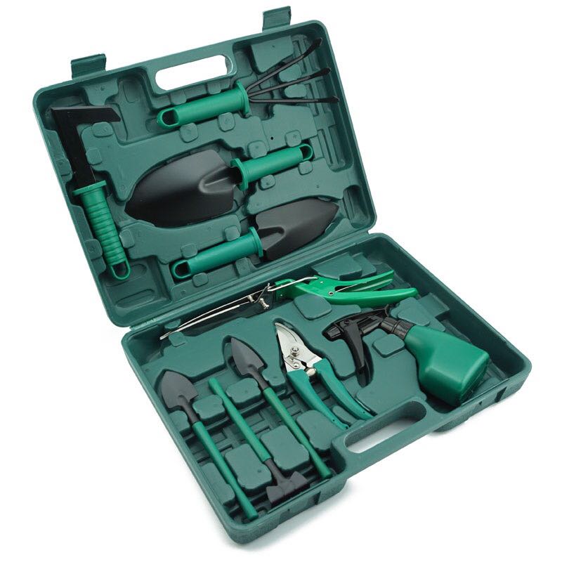 

10PCS/Set Gardening Tools Garden Tools Shovel Rake Scissors Spray Pot Type A