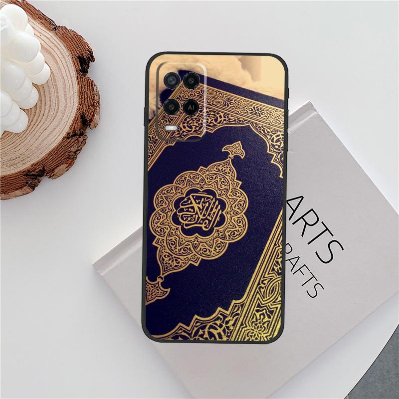 Islamic Book Arabic Quran Muslim Case For Oppo A18 A38 A58 A78 A98 A79 A40 A60 A80 A16 A76 A96 A15 A74 A94 A54 A77 A17 Cover