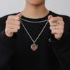 Halloween Necklace Clavicle Chain Jewelry Accessories Demon Eye Pendant Necklace Men's Neck Chains